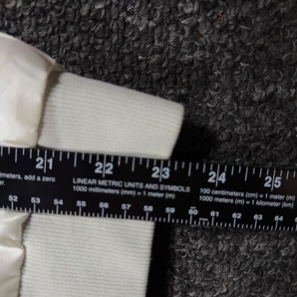 Vintage 80s Dodge Girls Horizon Satin Bomber Jacket White Made in USA M - Picture 5 of 5